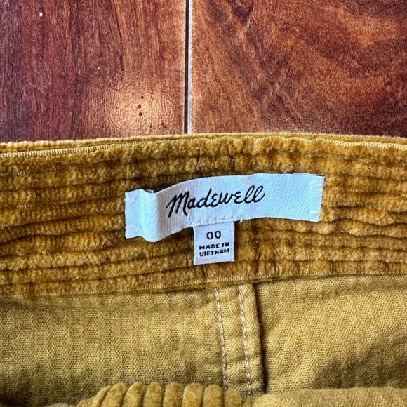 NWOT Madewell Mini Courduroy A-line Skirt w/ Pockets Size 00 - Picture 4 of 5